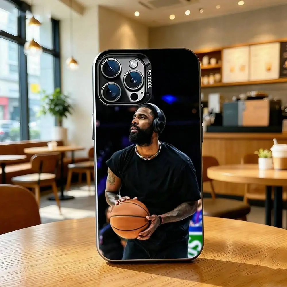 Чехол для телефона K-Kyrie Irving для iPhone 17, 16, 15, 14, 13, 12, 11 Plus, Pro Max, XS, цветной серебристо-черный (art.: 3920db3082afe) - 3920db3082afe
