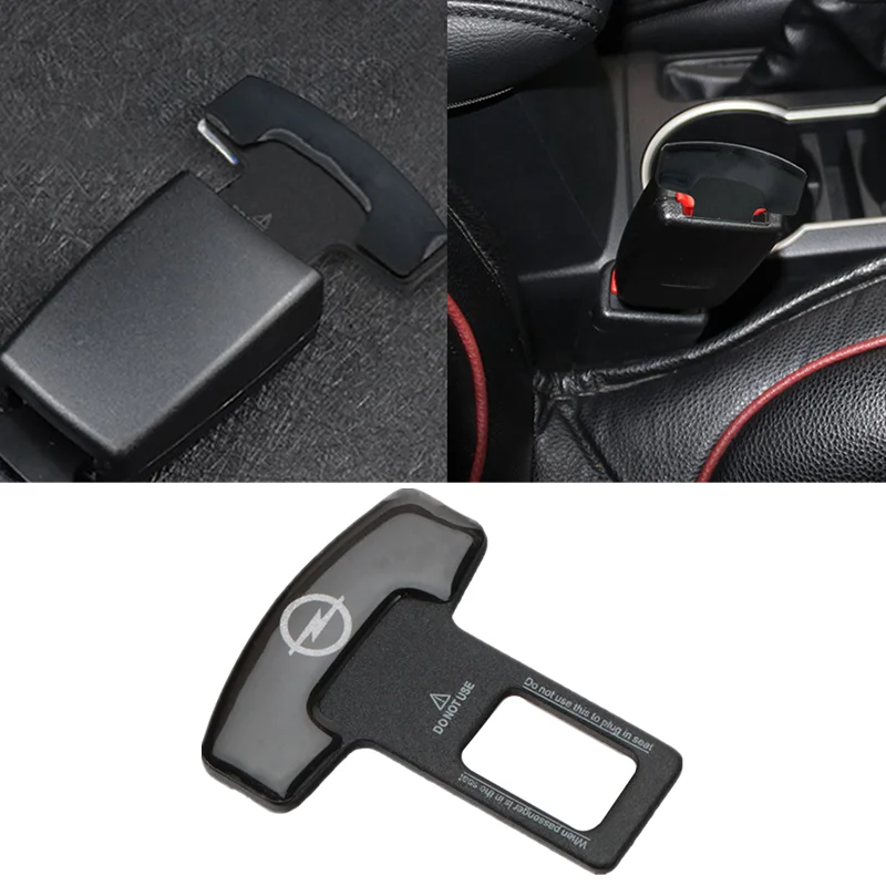 

1/2pcs Quality Alloy Car Seat Belt Cover Clip Safety Belt Plug For Opel Astra H G J Insignia Mokka Zafira Corsa Vectra C D