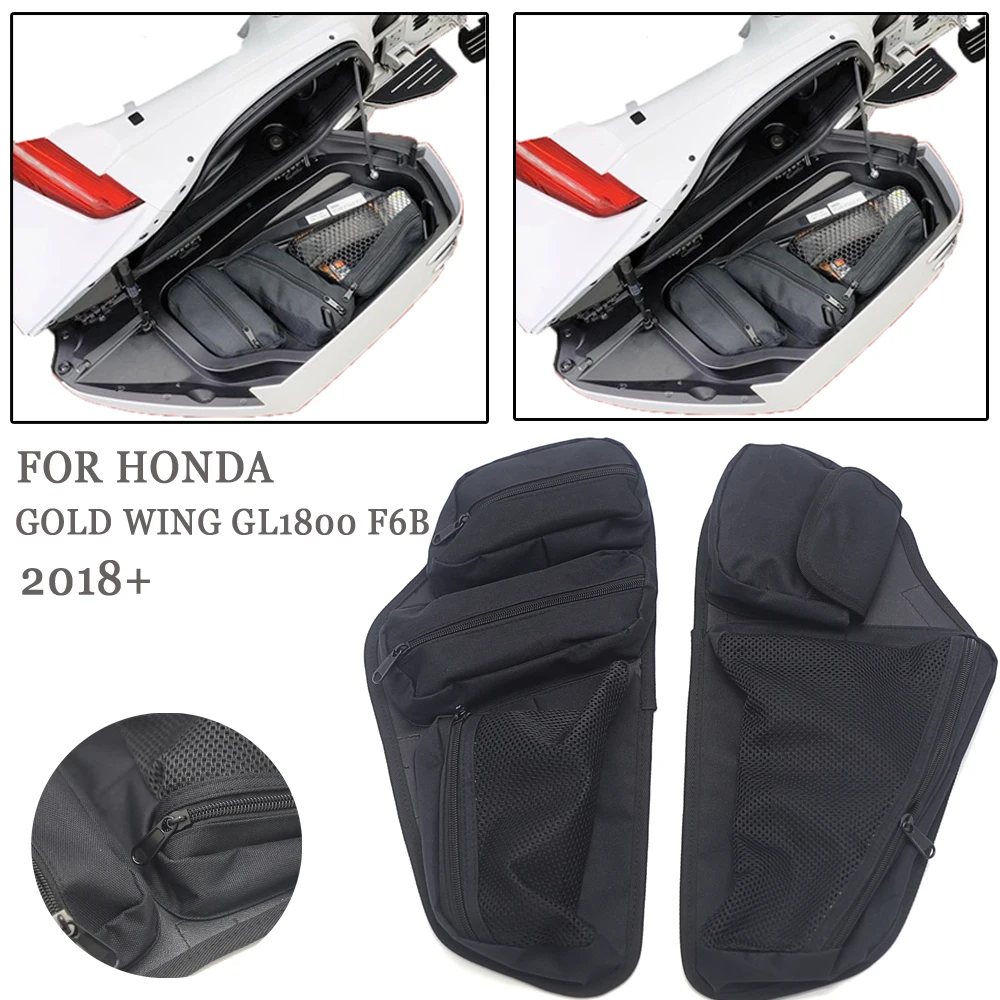 

Saddlebag Trunk Lid Organizer Bag Tool Bags Case For HONDA Goldwing Tour DCT Airbag 1800 F6B GL1800 2018 2019 2020