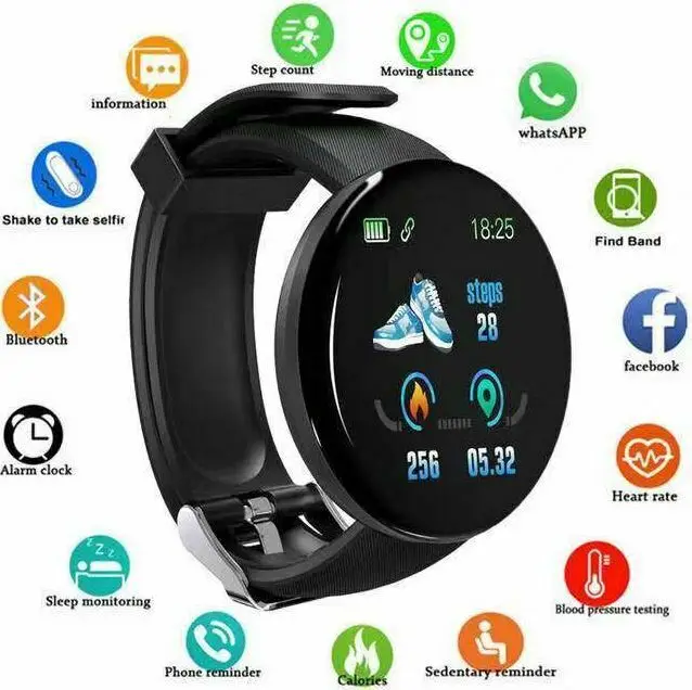 

Smart Watch Activity Tracker Fitness Sport Bluetooth for iOS Android Step