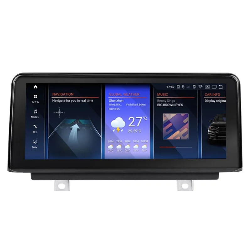 

HD 1920*720 Android Car Multimedia For BMW F30 F34 F36 2018+ EVO WIFI SIM Carplay IPS Touch Screen GPS Navi Radio Player