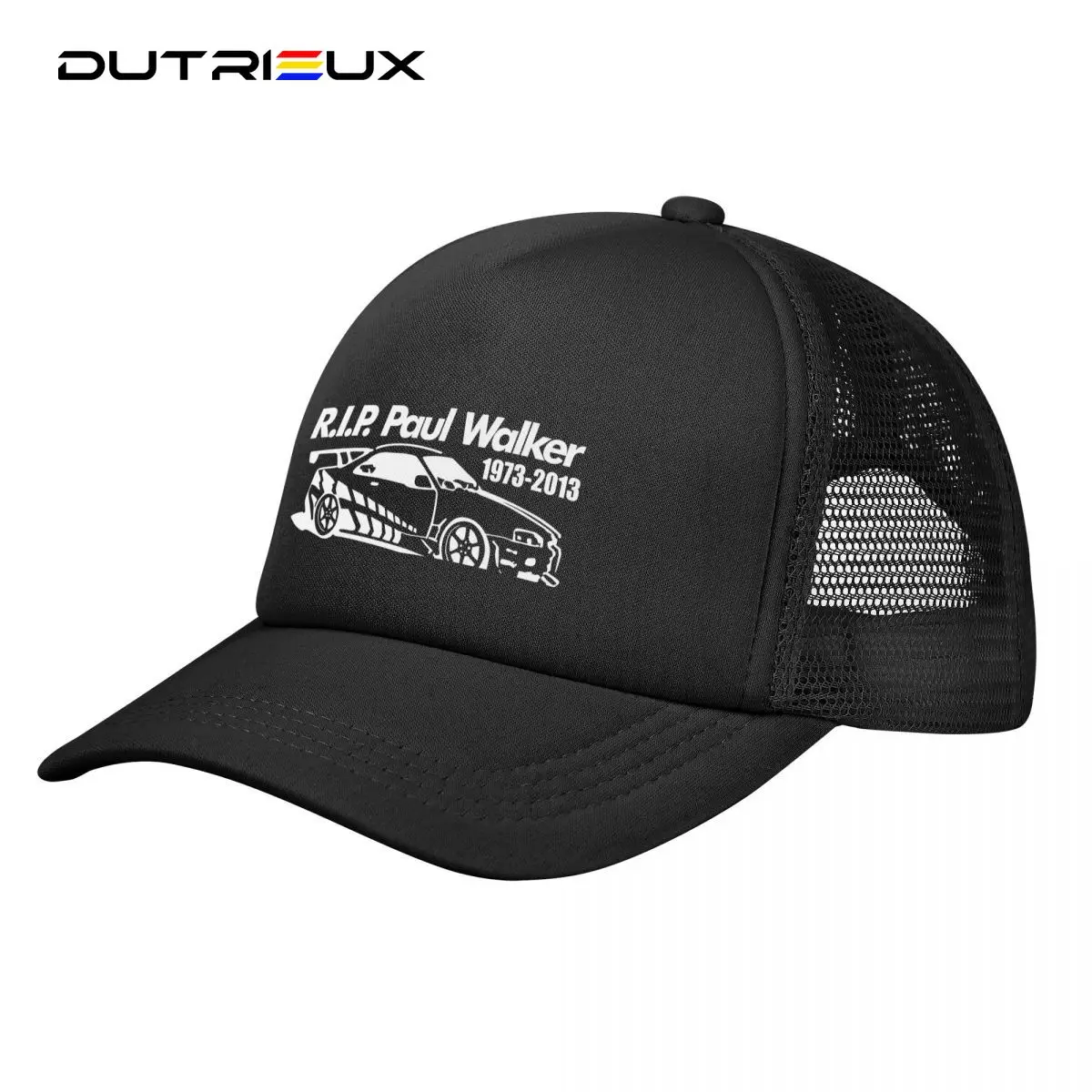 

Rip Paul Walker Fast Furious Baseball Cap for Men Women Snapback Trucker Hat Adjustable Unisex Fishing Mesh Hats