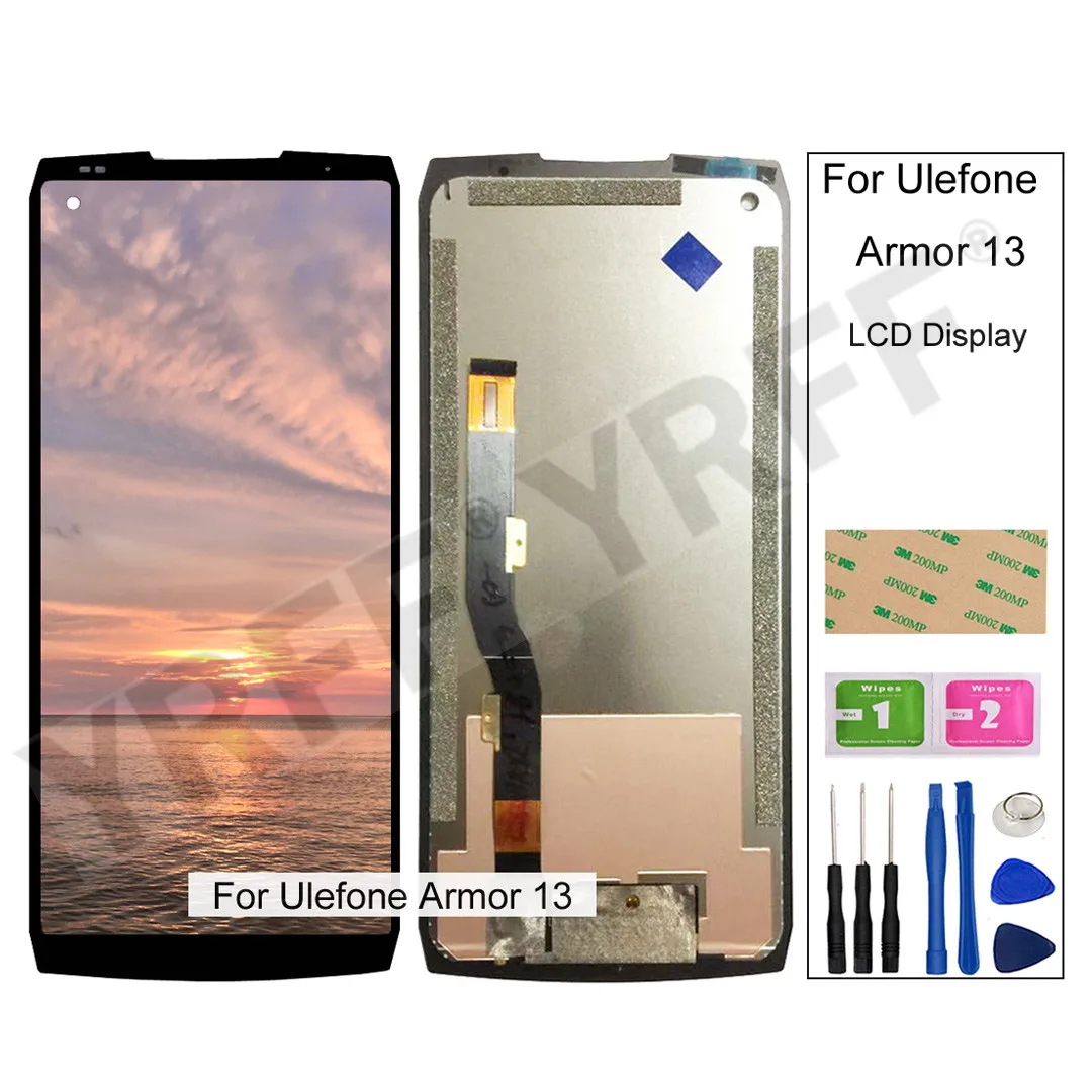 

Black LCD Screens For Ulefone Power Armor 13 Original LCD Display +Touch Screen Digitizer Assembly Phone Panel Repair Parts