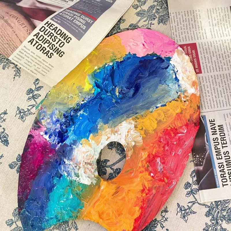 Форма для полимерной палитры ручной работы форма рисования подставка коврик