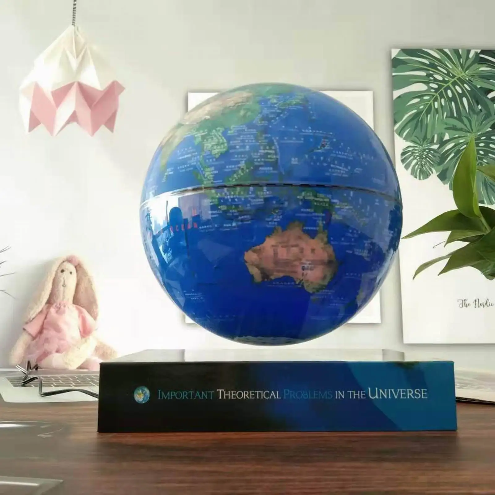 Магнитная левитационная 3D светящаяся Самостоятельная вращающаяся на 360 градусов