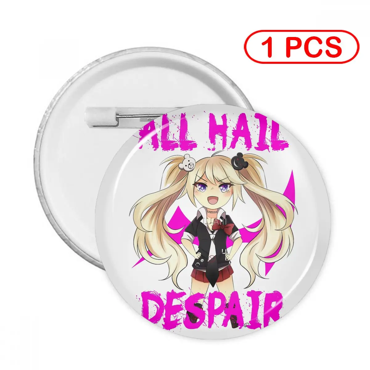 

Danganronpa V3 Ultra All Hail Despair - Junko Enoshima Pins Creative Brooch Jewelry Decor Metal Pin Badge Girl Child Broche