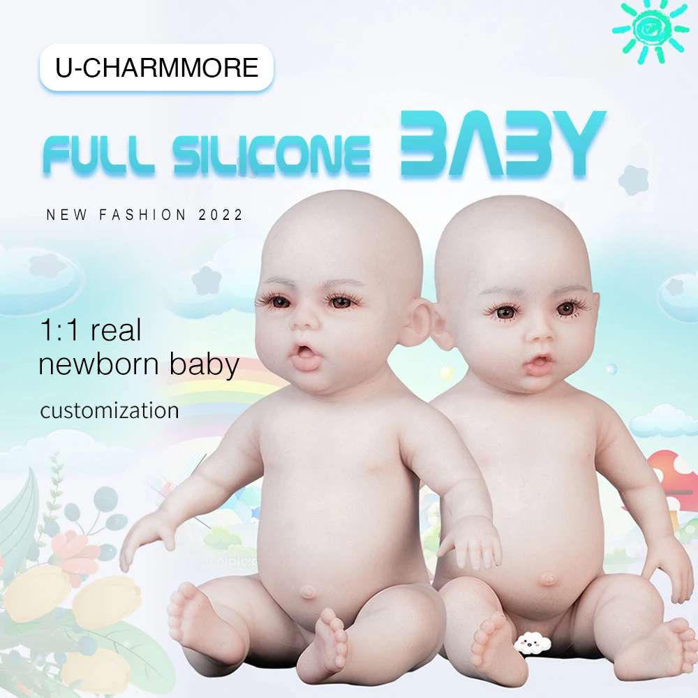 Детская Реалистичная силиконовая кукла для мальчиков и девочек |