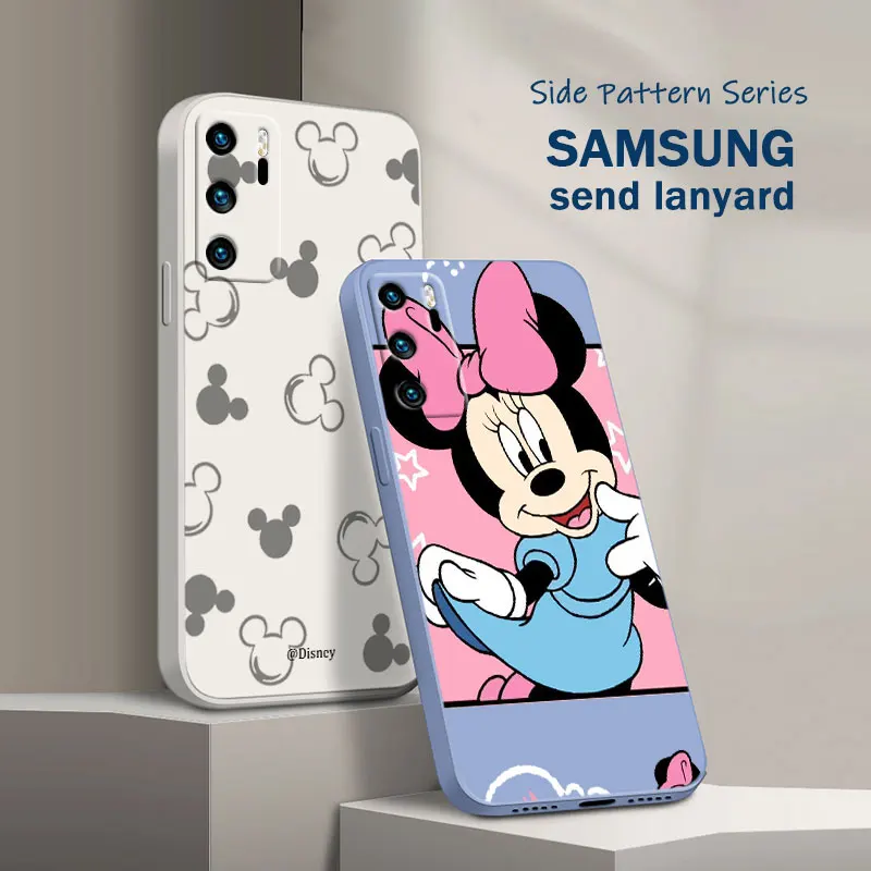 

Mickey Minnie Mouse Anime Phone Case For OPPO A72 A57 A54S A53S A52 A31 A16S A9 A5 A1K A12 AX7 F21 F9 A5 Liquid Rope Soft Back
