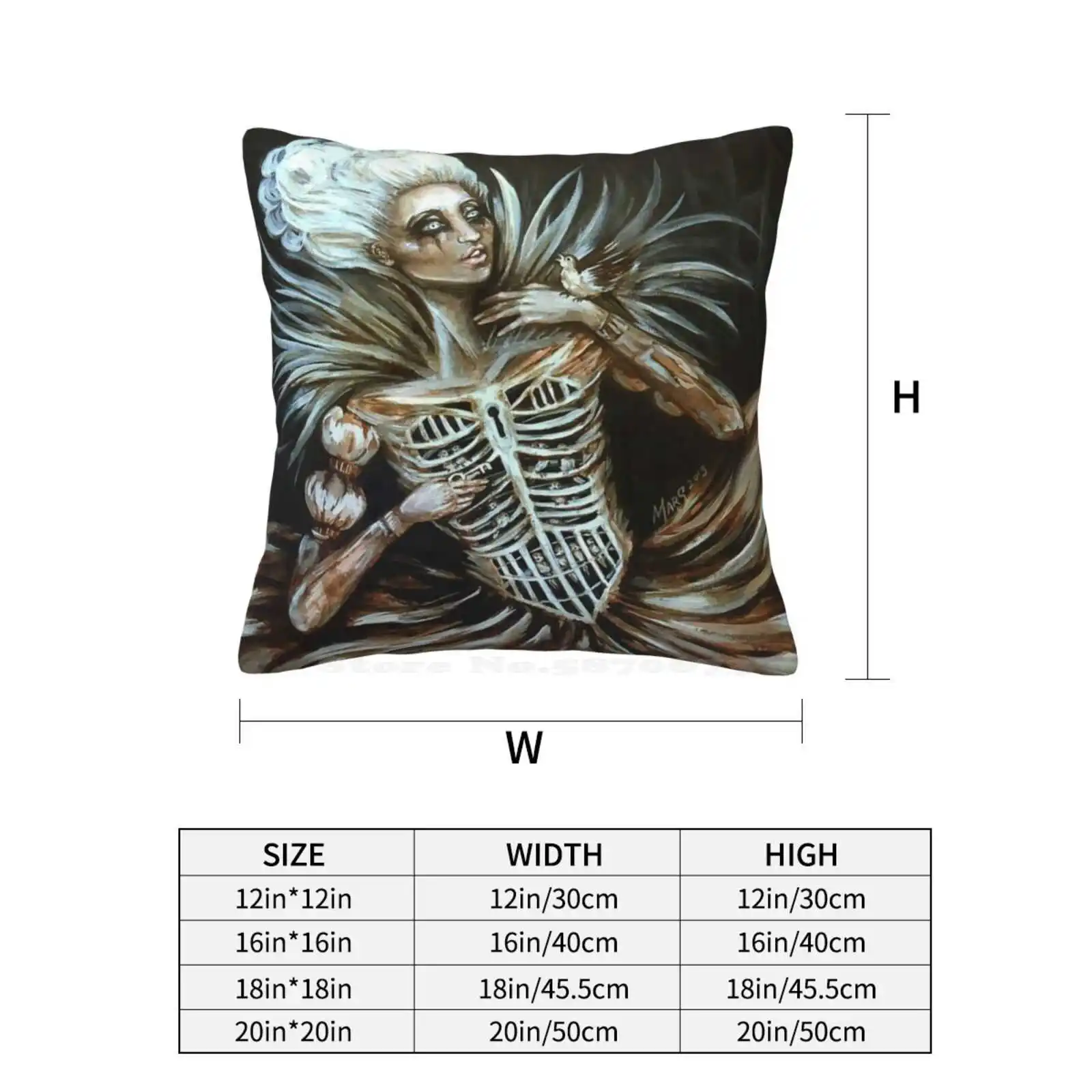 Я знаю почему клетчатая птица поет подушки искусственное украшение для дома в