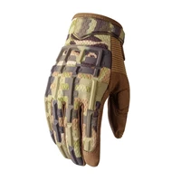hot sales outdoor sports tactical gloves full finger long camo glove army military anti skip gear airsoft biking shooting men