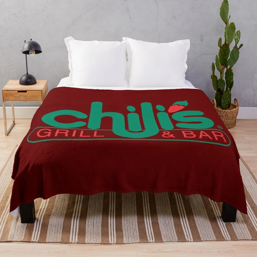 

Chili's Grill & Bar Throw Blanket Fuzzy Blanket