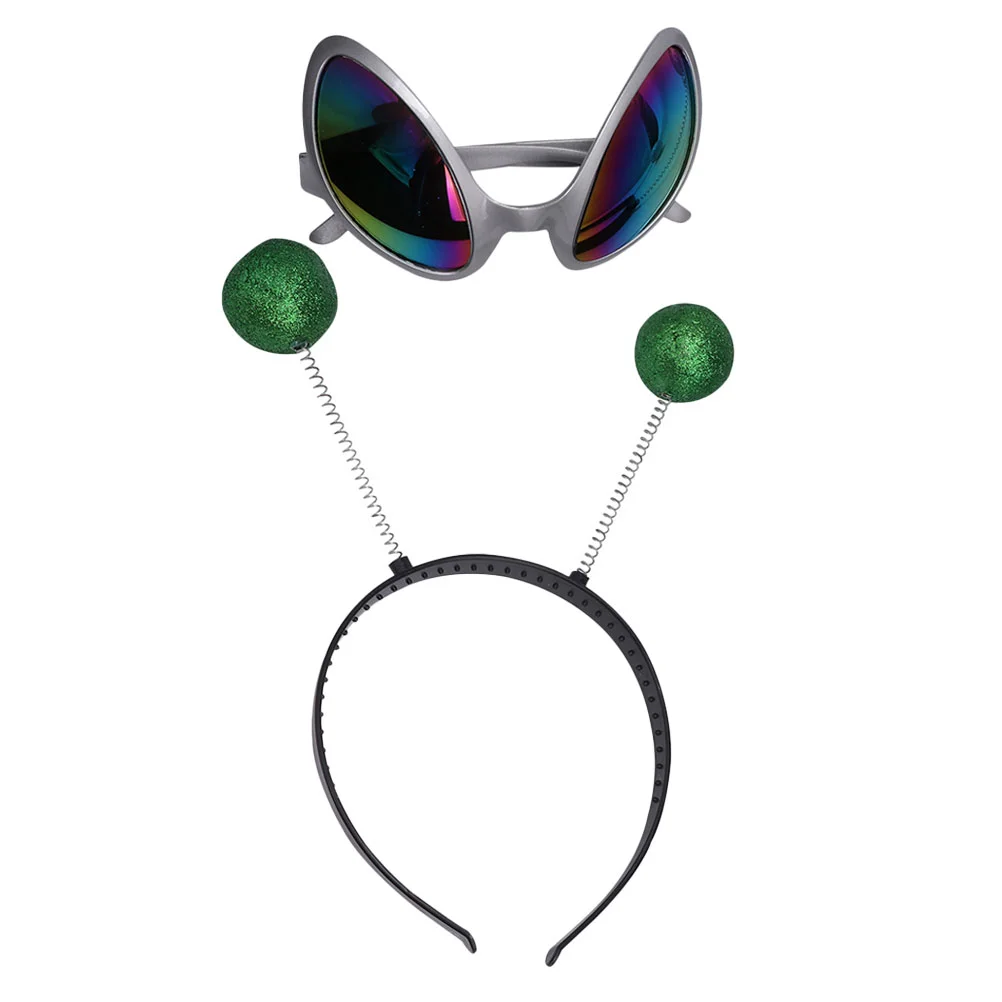 

Glass Hair Deyer Funny Party Look Accessories Alien Plastic Decorative Headdress Festival Band