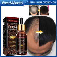 caffeine hair growth essential oil preventing hair loss hair care repair treatment nourishing moisturizing hair roots essence
