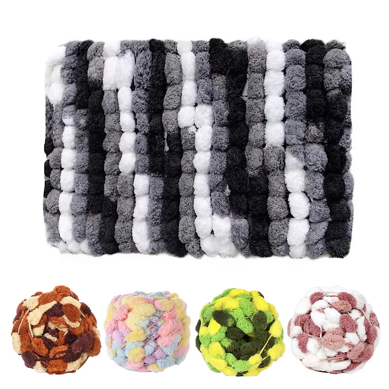 130 г/рулон искусственный шар 40 м градиентный цвет маленькие бархатные шарики