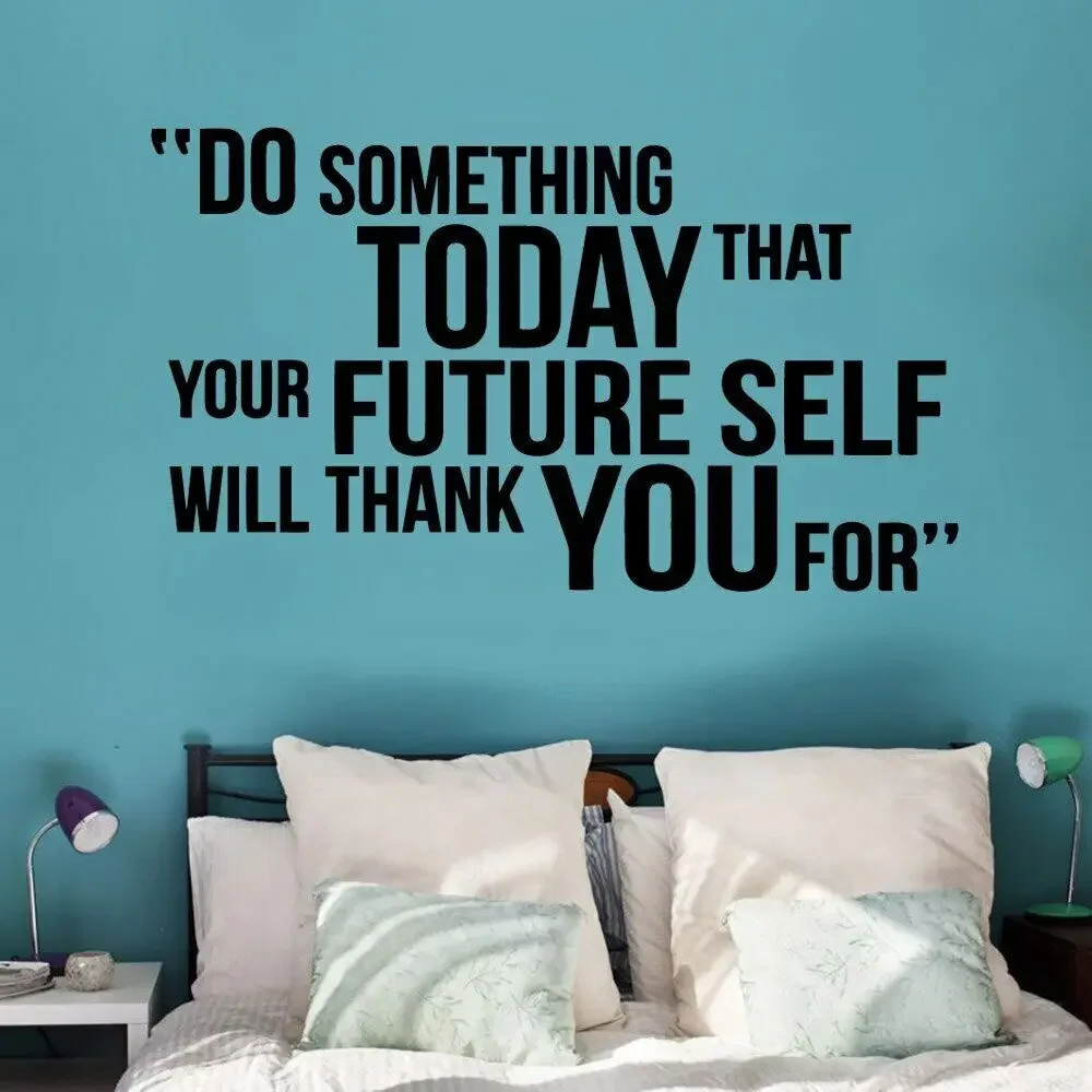 English Frase Vinyl Wall Stickers Wallpaper Kids Room Nature Decor Mural Poster Office Bedroom