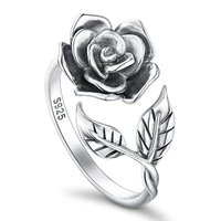 delysia king simplicity size adjustable rose ring plant antique versatile rings gifts for girlfriends