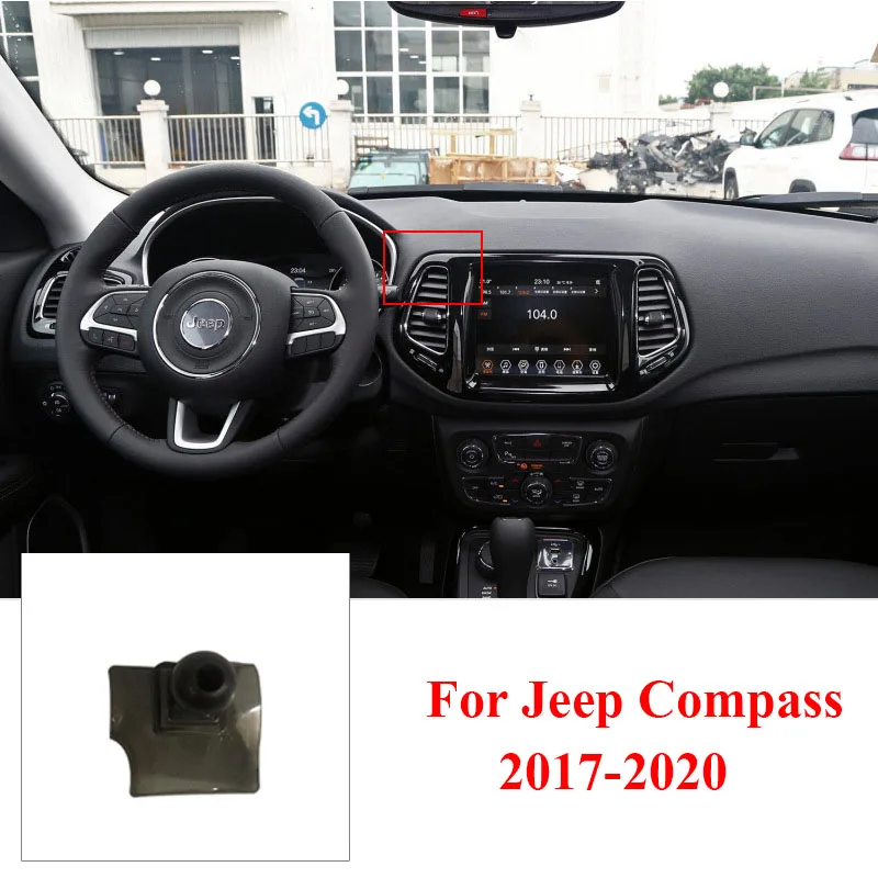 

Подходит для Jeep Compass Grand Cherokee Wrangler Commander Renegade 2023 2022 2020 2018, автомобильный держатель для мобильного телефона, кронштейн