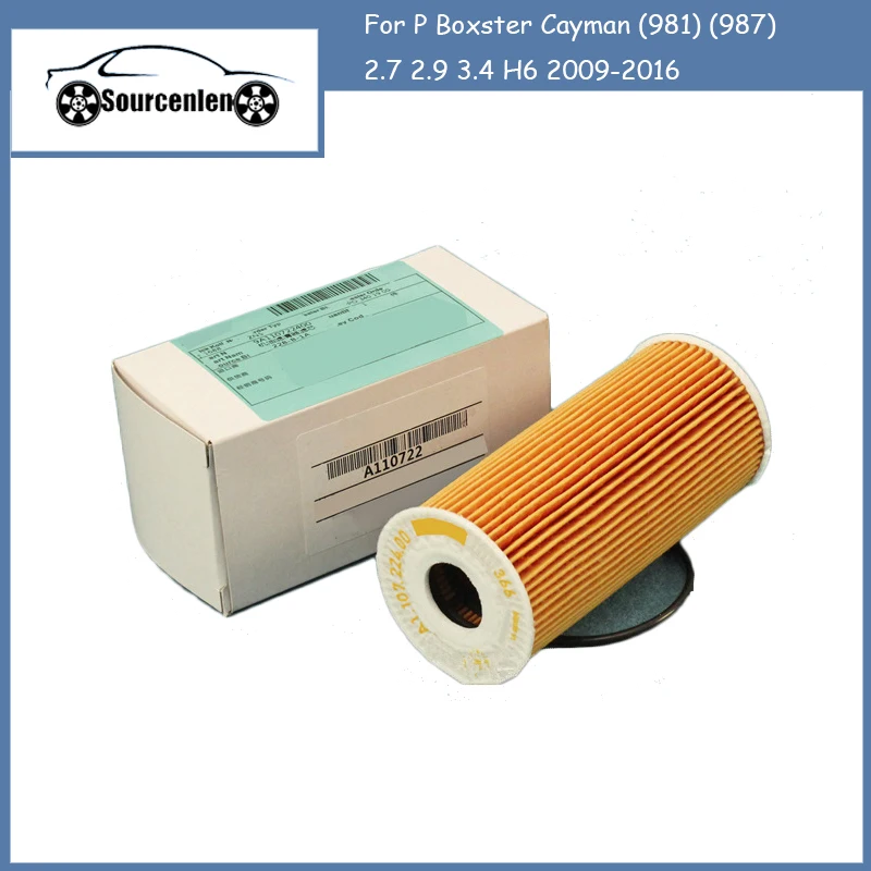 

9A110722400 Oil Filter for P Boxster Cayman (981) (987) 2.7 2.9 3.4 H6 2009 2010 2011 2012 2013 2014 2015 2016 9A110722400