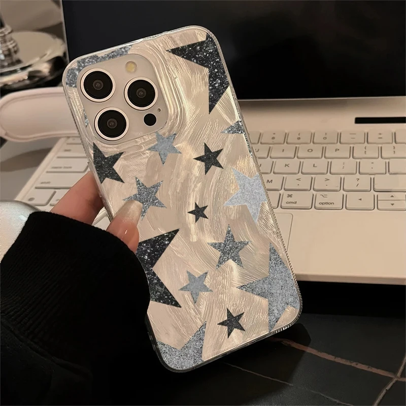 Фото Противоударный чехол-бампер Shining Star с модным узором для iPhone 17, 16 Pro Max, 11, 13, 12, 14, 15, 7, 8 Plus, XS, X, XR, 16E №4