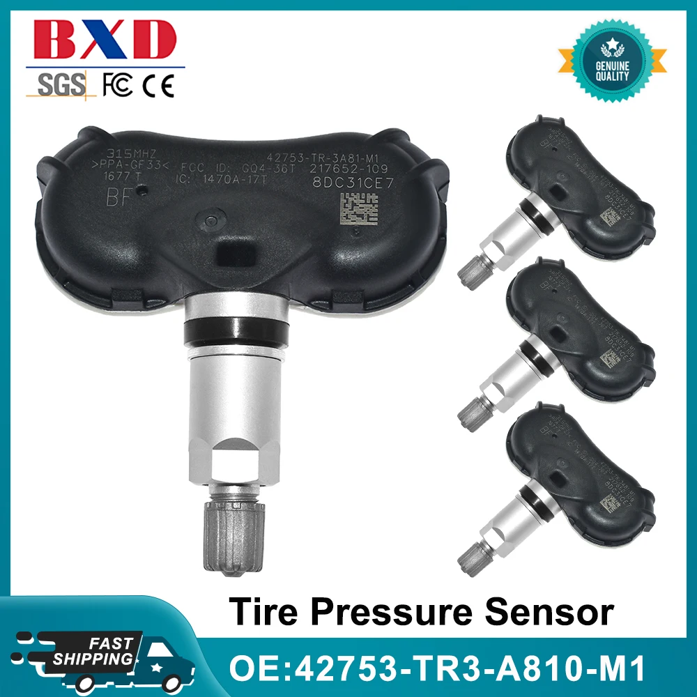 1/4 шт. OEM 42753-TR3-A810-M1 датчик давления в шинах для Honda Civic Odyssey Touring