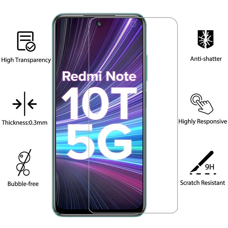 Чехол для redmi note 10 t 5g защитная пленка экрана закаленное стекло xiaomi redmy note10t not t10