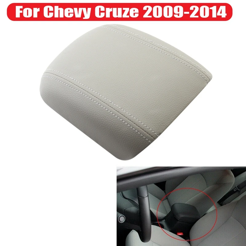 

For Chevy Cruze 2009-2014 Front Center Console Arm Rest Lid Gray Armrest 96931638