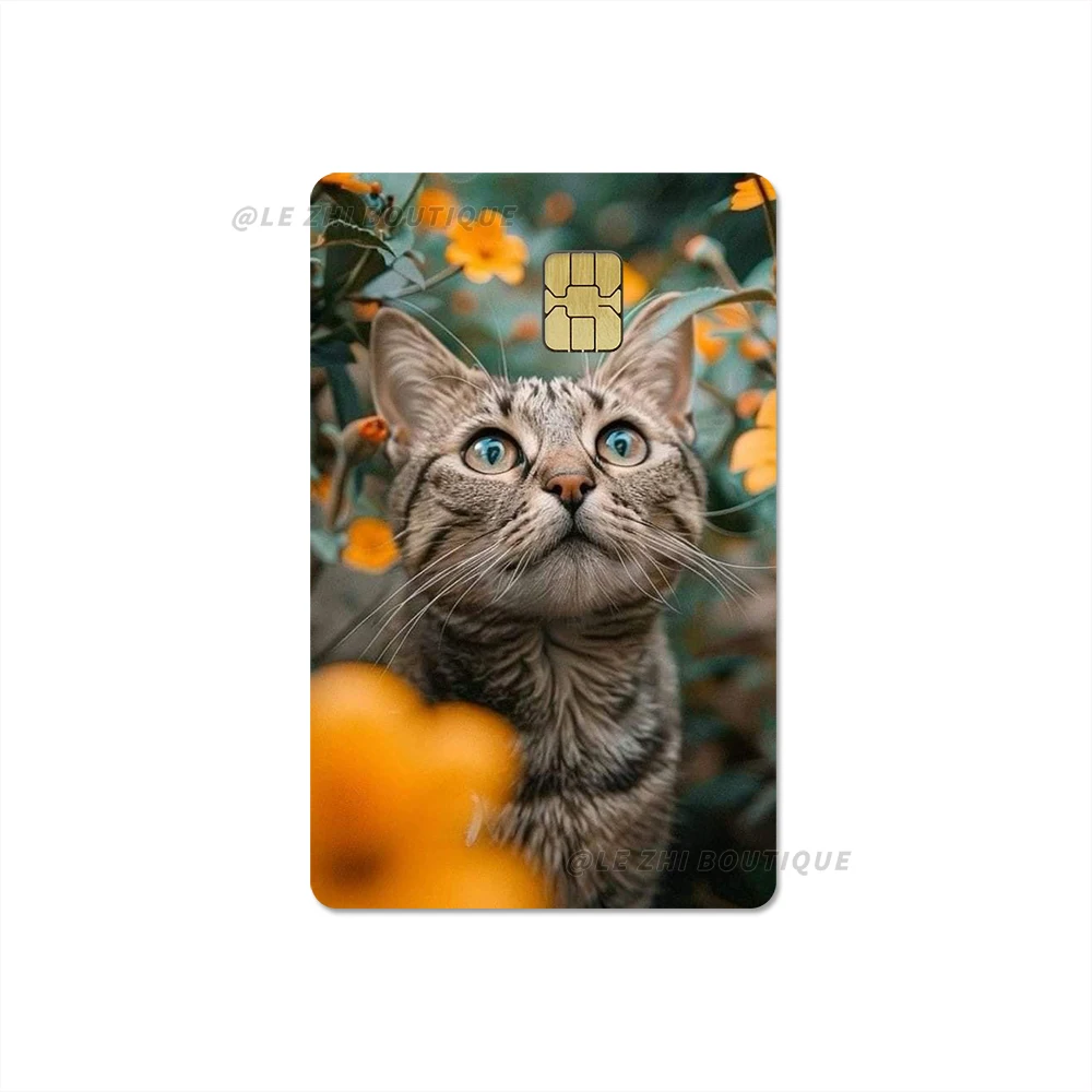 

Kawaii животное кредитная карта дебетовая карта водостойкая наклейка милый кот устойчивая к царапинам банковская карта карта доступа к автобусу наклейка аксессуары