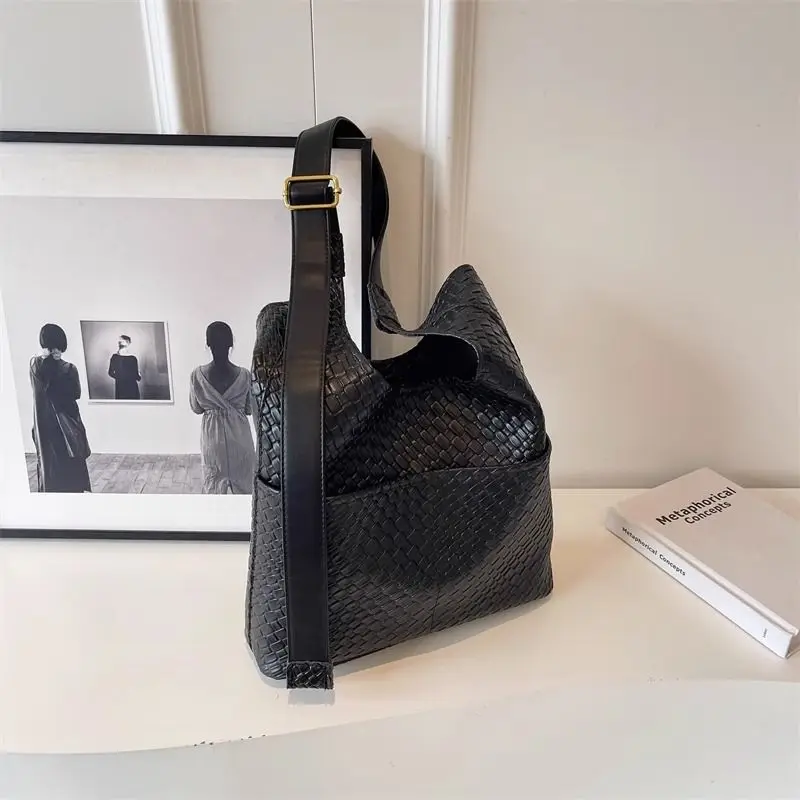 Высококачественная модная кожаная сумка тоут Женская сумочка вместительная