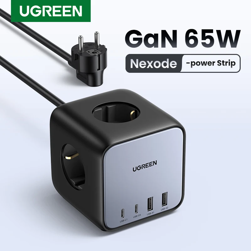 UGREEN 65W Desktop Charger Power Strip Charging Station Fast