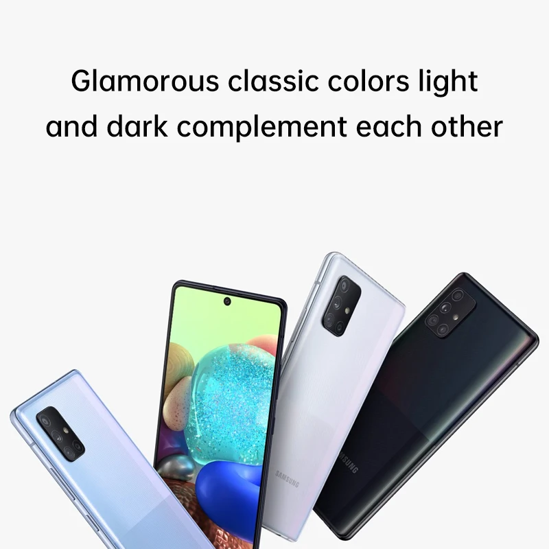 Смартфон Samsung Galaxy A71 5G A716F/DS, 6,7 дюйма, 6 ГБ ОЗУ, 128 Гб ...