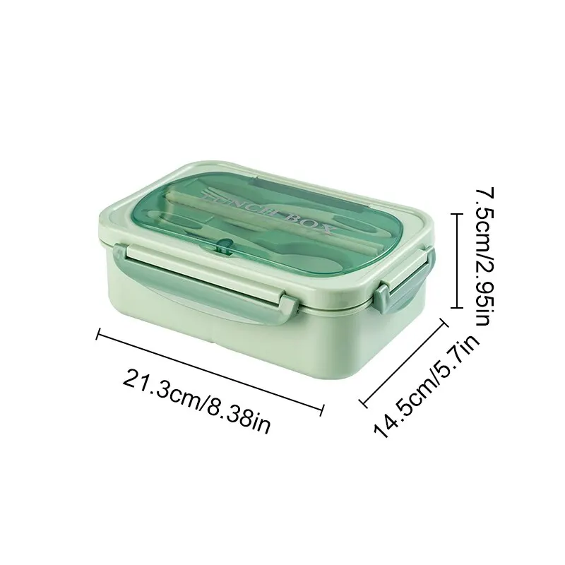 Портативный ланч-бокс Bento со съемными контейнерами для фруктов и продуктов.