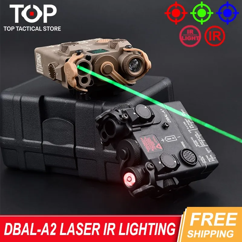 

Airsoft WADSN DBAL-A2 Tactical Laser Pointer IR illuminator Lighting IR Red Blue Green Dot Sight Hunting Laser Zero Adjustable