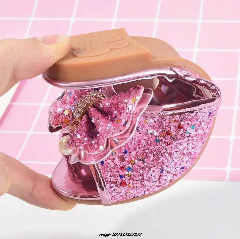 Туфли Disney Холодное сердце для девочек детские сандалии на плоской подошве