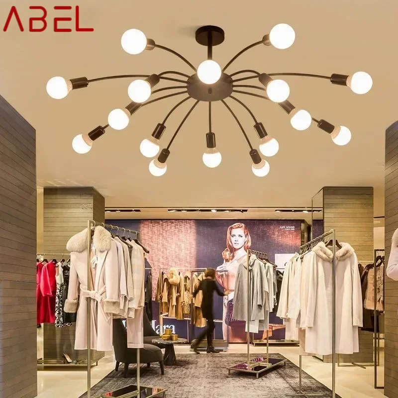 ABEL Американский Ретро Подвесной Светильник Промышленный Ветер Гостиная