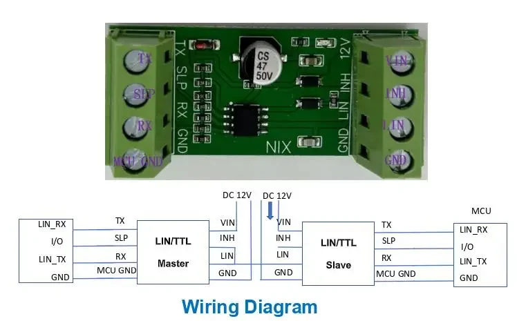 

LIN_Module_Bus USB to LIN Bus Module/ Автомобильная шина/шина K_LIN/Анализатор Lin_Data TTL