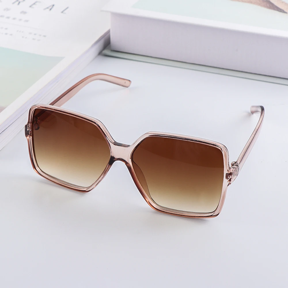 new luxury oversize square sunglasses women vintage brand big frame women sun glasses fashion gradient female glasses hot sale free global shipping