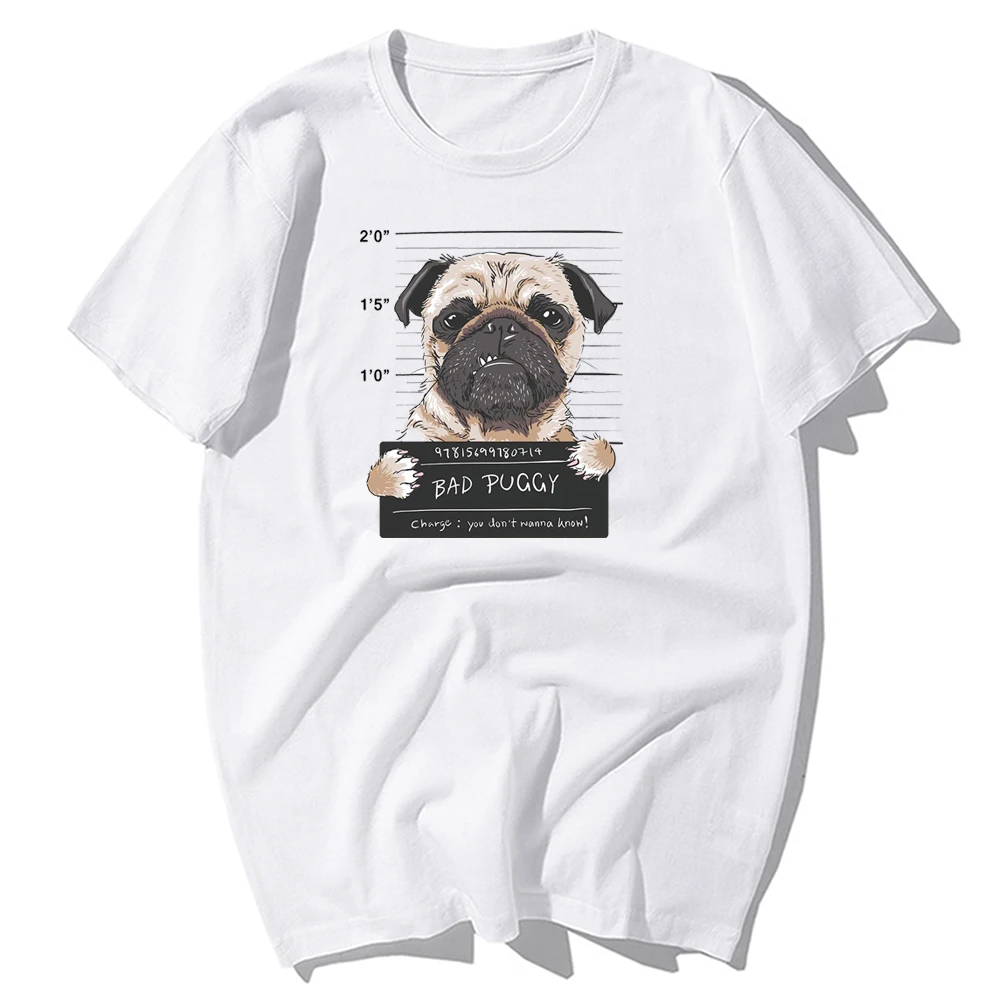 

Funny Design Bad Puggy Print Tshirts Men T Shirt Hip-Hop Brand T-shirt O-neck Summer Male Causal Tshirts Harajuku Streetwear