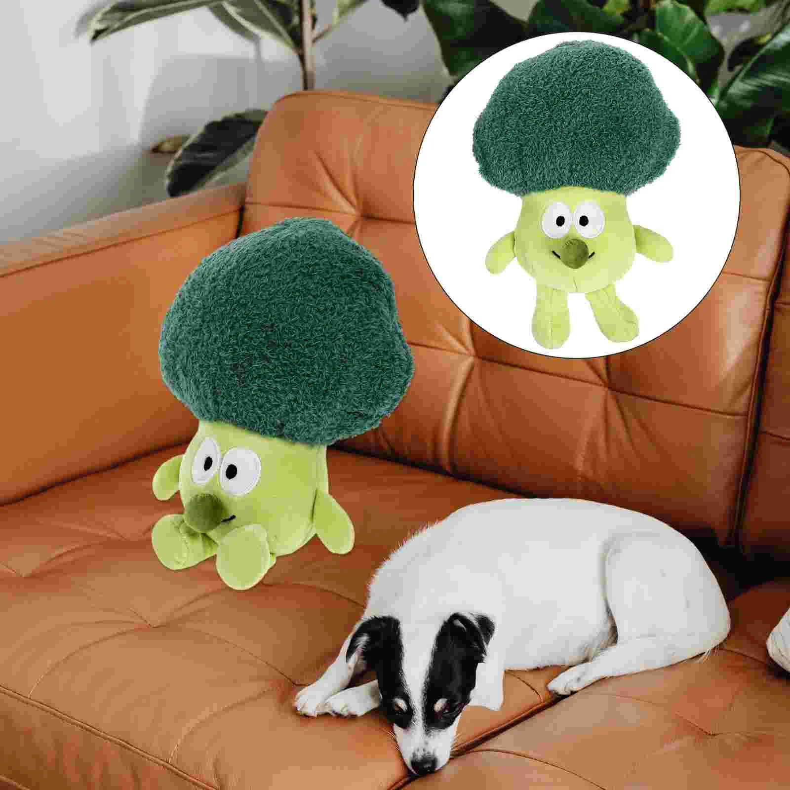 

Stuffed Animals Babies Plush Toy Cartoon Plaything Playthings Broccoli Cushion Dolls Child