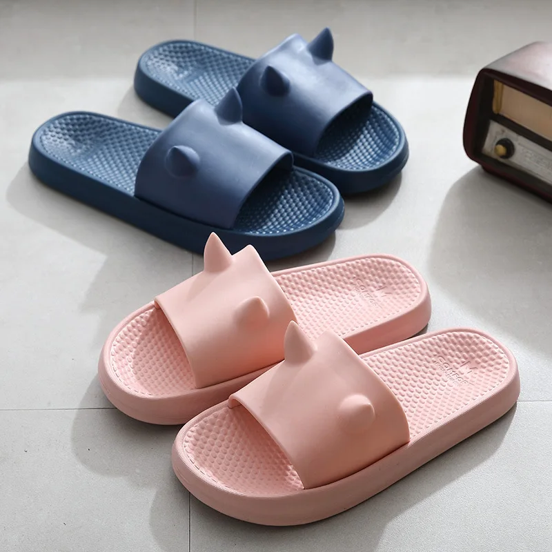 

Summer Unicorn Slippers Indoor Bathroom Floor Non-slip Fashion Outdoor Beach Shoes Casual Men Women Couple Home Soft Flat Sandal