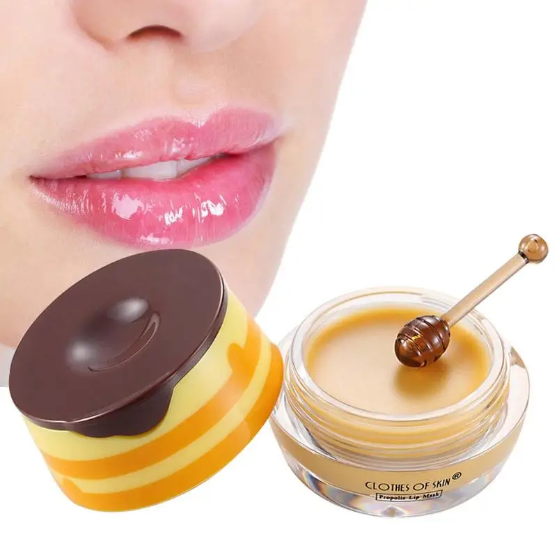 

Lip Balm Honey Pot Night Repair Lip Sleeping Covers 15g Sleeping Plumper Lip Care Hydrating Reduce Fine Lines Smoothing Cracked