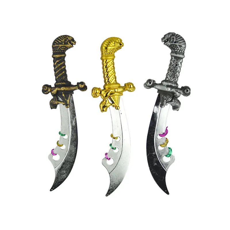 

Plastic sword lion head model toy knife performance props