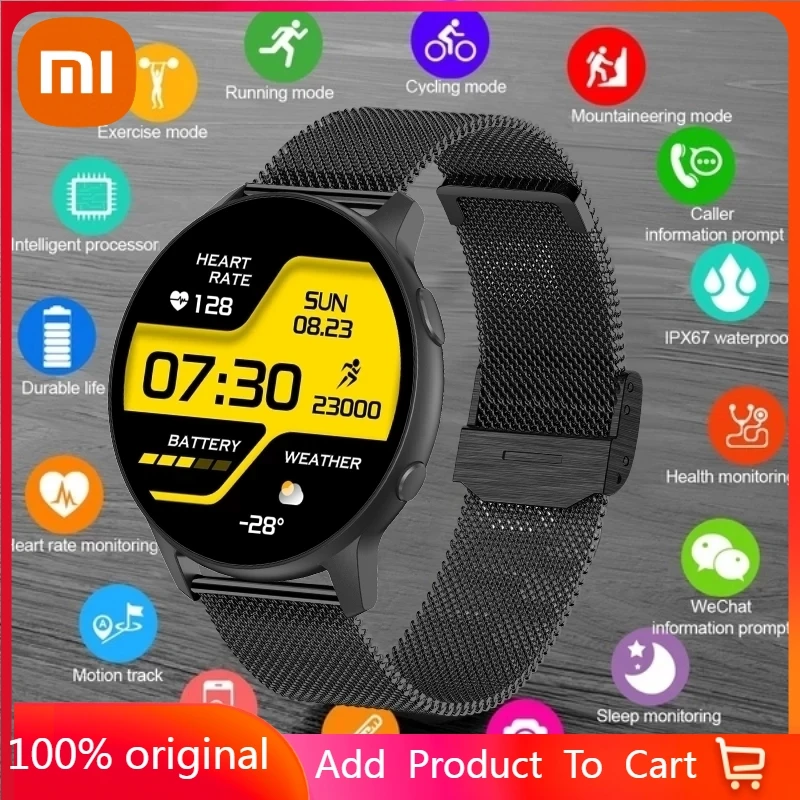 

Xiaomi Women Smart Watch Waterproof Fitness Smart Watch Bluetooth Call for Xiaomi Huawei Apple Phone Multifunction Smartwatch