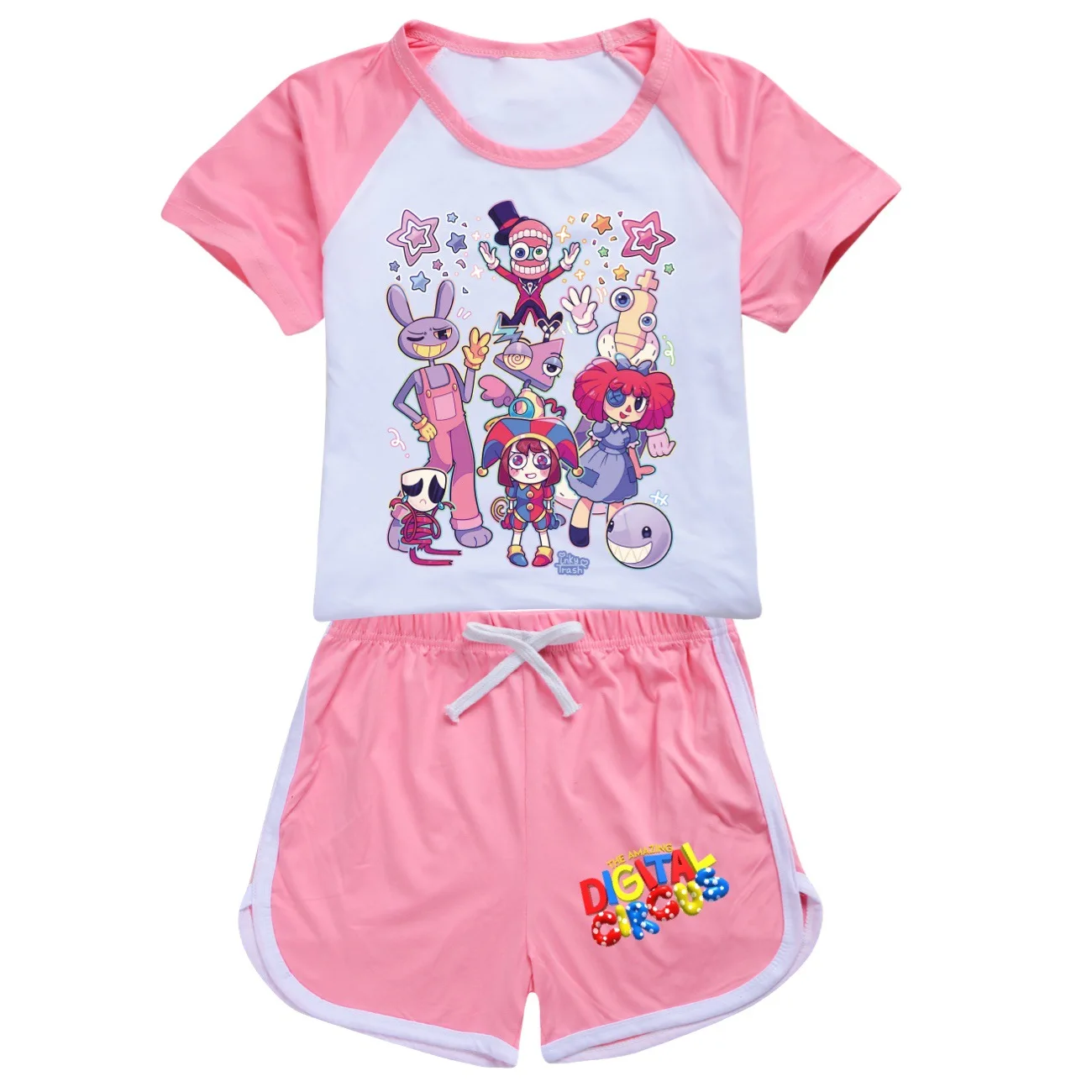 Пижамный комплект из 2 предметов удивительная цифровая цирковая весенне-летняя