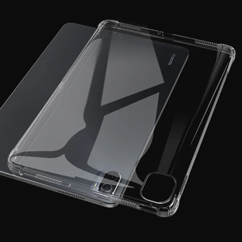 Силиконовый чехол из ТПУ Для Xiaomi MiPad 5 Pro 2021 Мягкий противоударный с четырьмя