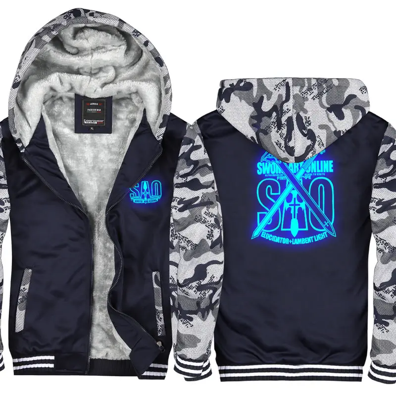 Popular Anime Sword Art Online Men's Hoodie Tops 3D SAO Anime Harajuku Fashion Hooded Sweatshirt Fall Casual Pullover Tops