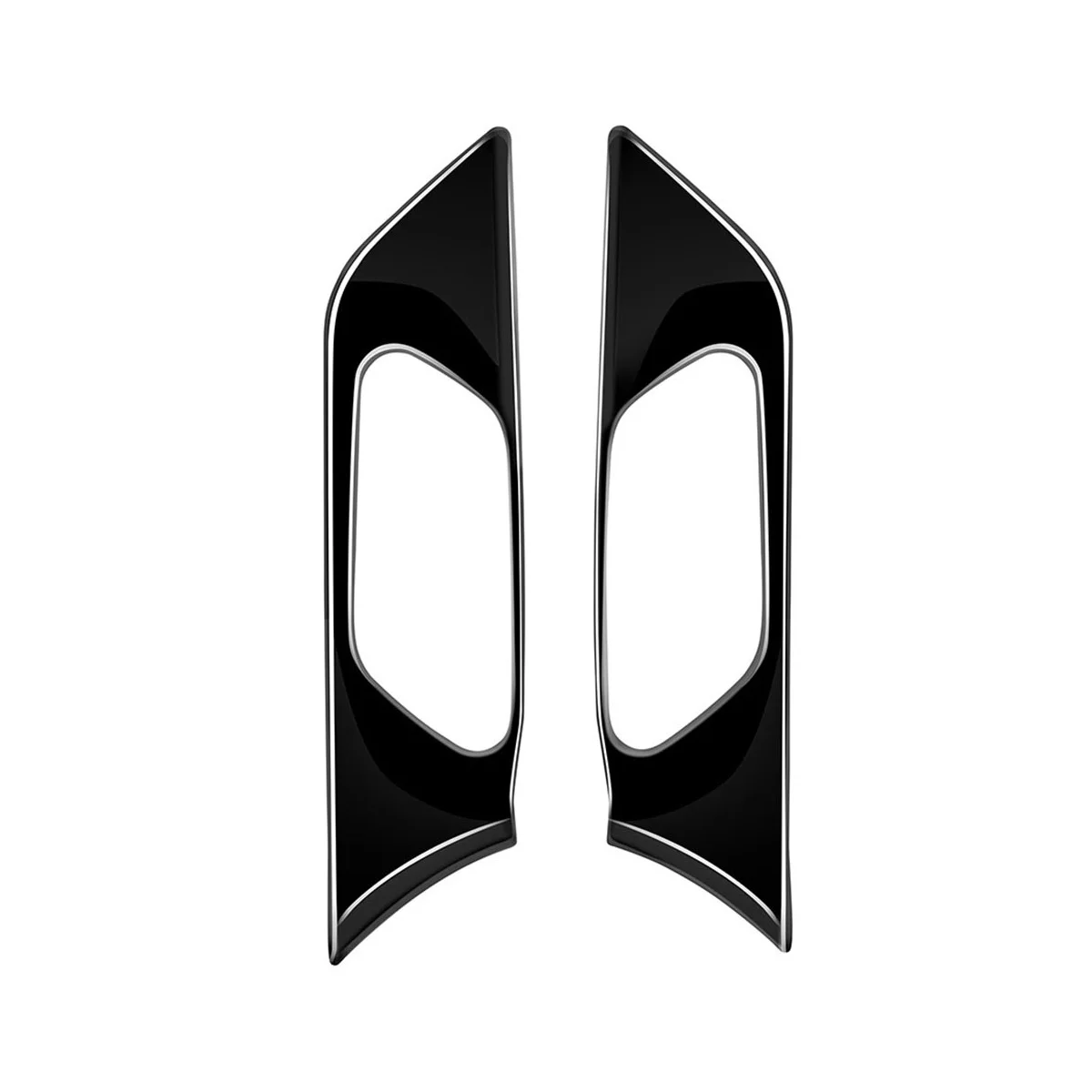 

Car Bright Black Texture Front Door Inner Handle Bowl Cover Trim for C28 2022-2023 Car Accessories