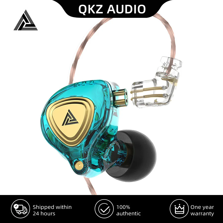 QKZ ZX3 Fashion Music HIFI Headphones In-ear Super Bass Sony Wired Earphones for Sports Running iPhone Samsung Wired Earbuds