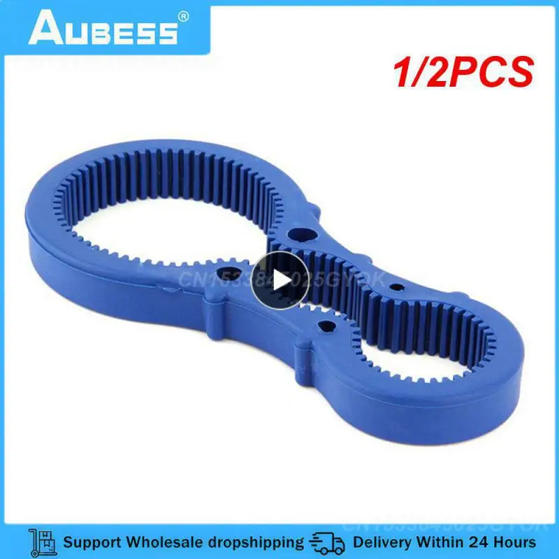 

1/2PCS Water Outlet Universal Wrench Faucet Bubbler Wrench Disassembly Cleaning Tool Four Side Available Bubbler Blue Wrench