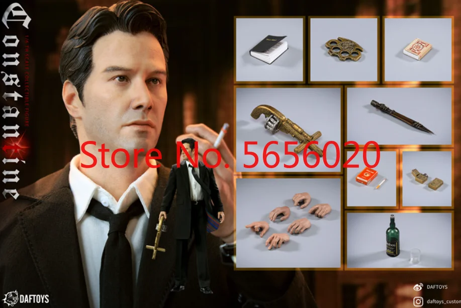 

DAFTOYS F019 1/6 Scale Collectible Detective Solider Head Sculpture Collectible Action Figure Toy Doll Model Body In stock