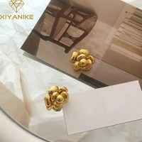 xiyanike 2022 summer sexy flower stud earrings for women girl luxury new fashion vintage ear jewelry party gift pendientes mujer
